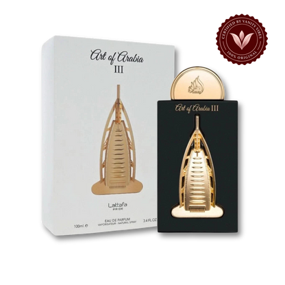 Lattafa Pride Art Of Arabia III Eau de Parfum 100ml - Long Lasting Original Elegant Unisex Fragrance for Men & Women