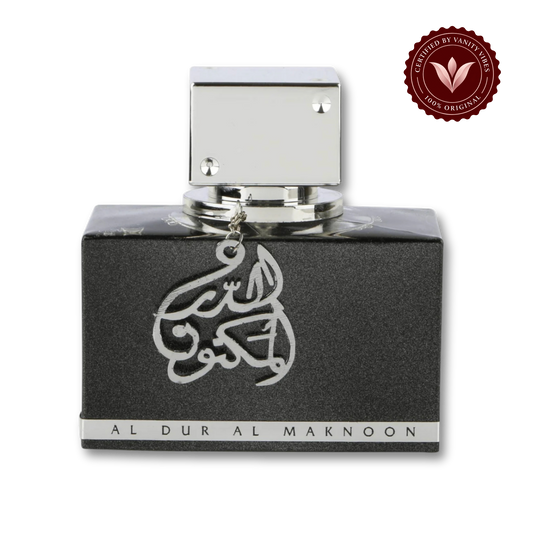 Lattafa Al Dur Al Maknoon Silver Eau de Parfum 100ml - Long Lasting Original Luxury Unisex Fragrance for Men & Women