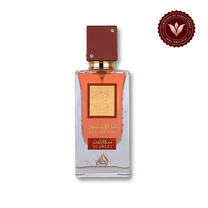 Lattafa Ana Abiyedh Scarlet Eau de Parfum 60ml - Long Lasting Elegant Floral Fragrance for Women