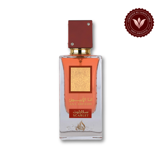 Lattafa Ana Abiyedh Scarlet Eau de Parfum 60ml - Long Lasting Elegant Floral Fragrance for Women