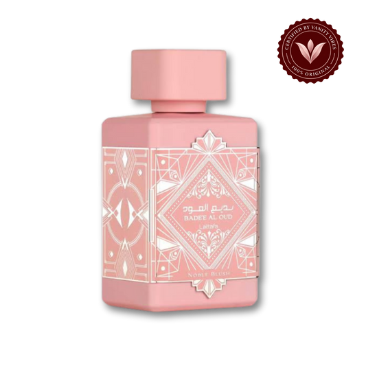 Lattafa Badee Al Oud Noble Blush Pink Eau de Parfum 100ml - Long Lasting Floral Fragrance for Women