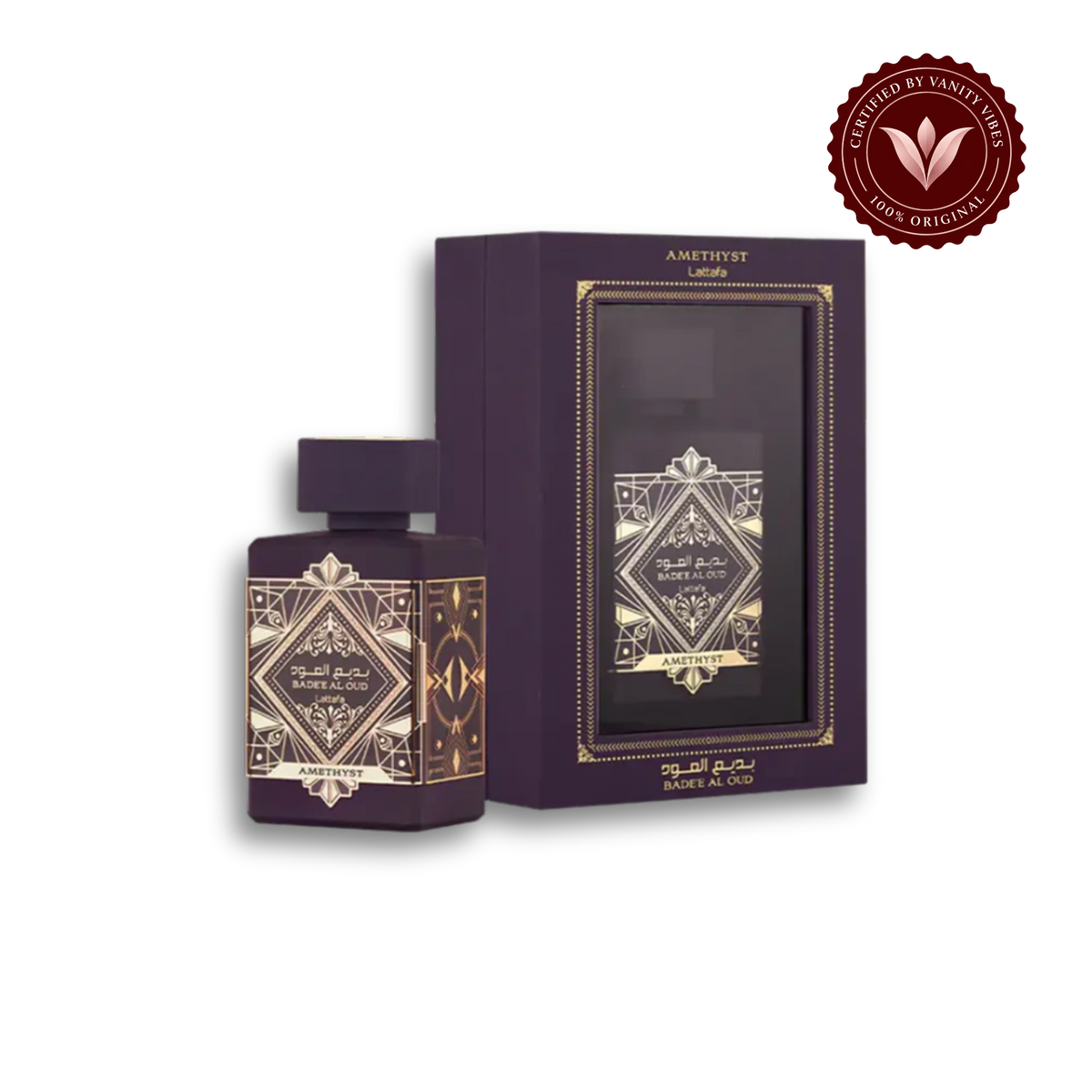 Lattafa Badee Al Oud Amethyst Purple Eau de Parfum For Women And Men 100ml