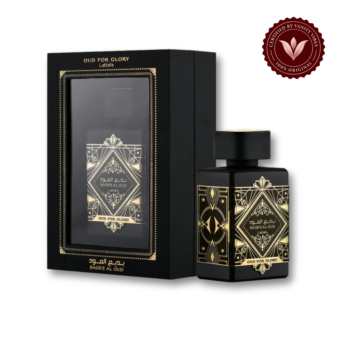 Lattafa Badee Al Oud Oud for Glory Black Eau De Parfum Perfume