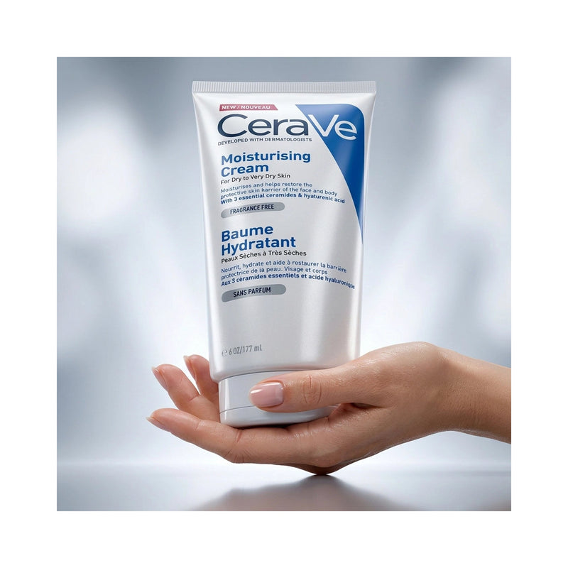 CeraVe Moisturizing Cream 177 ml held product view
