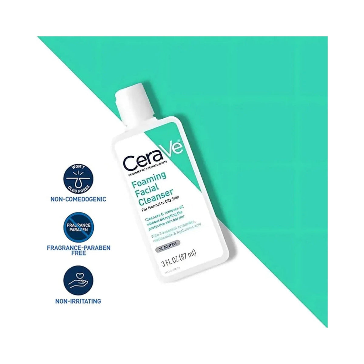 CeraVe Foaming Facial Cleanser 87 ml alternate product view