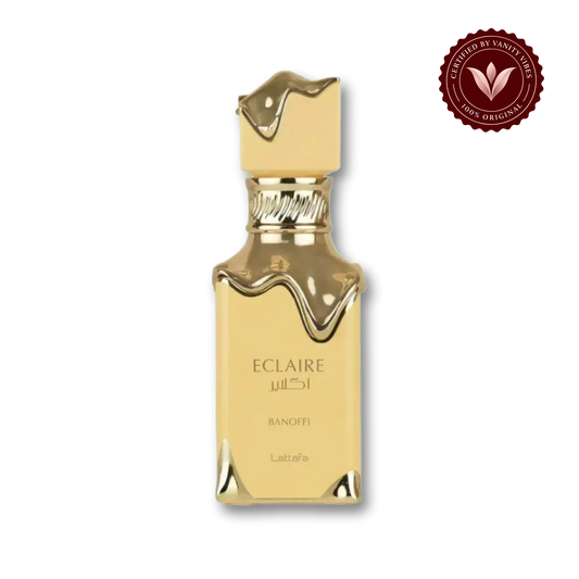 Lattafa Eclaire Banoffi Eau de Parfum 100ml - Long Lasting Sweet Gourmand Unisex Arabic Fragrance for Men & Women