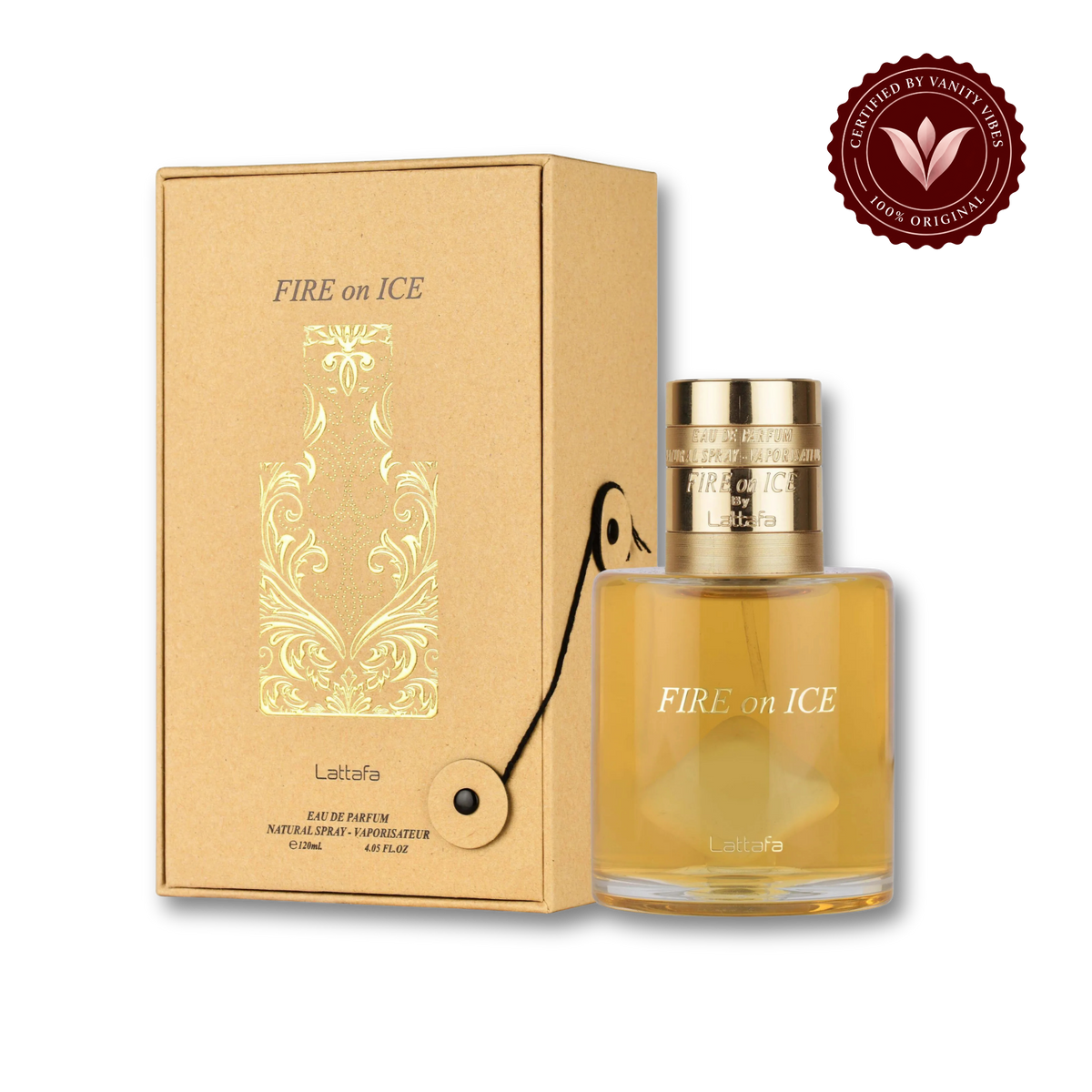 Fire On Ice by Lattafa Eau de Parfum 120ml - Long Lasting Fresh Unisex Fragrance for Men & Women