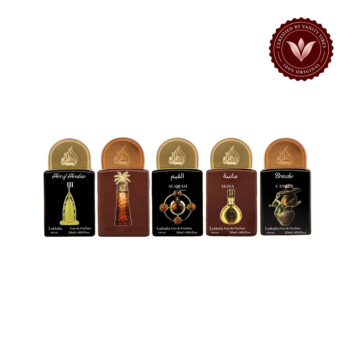 Lattafa Pride Eau de Parfum Gift Set Collection No.4 (5 x 20ml)