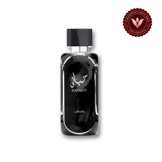 Lattafa Hayaati Black for Men EDP 100ml - Long Lasting Fresh & Woody Perfume