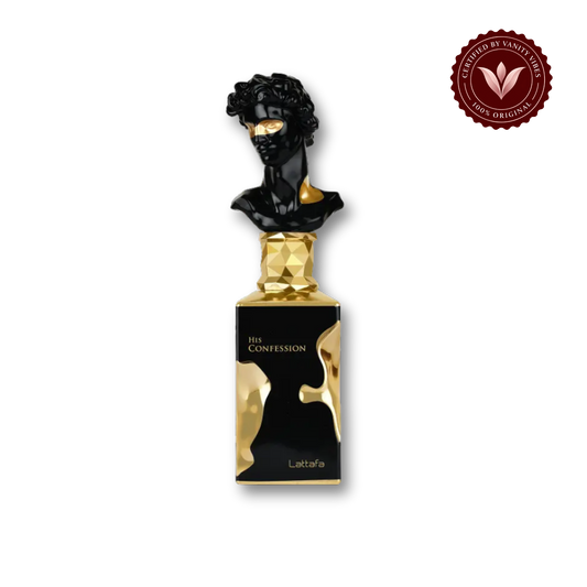 Lattafa His Confession Eau de Parfum 100ml - Long Lasting Original Elegant Masculine Fragrance for Men