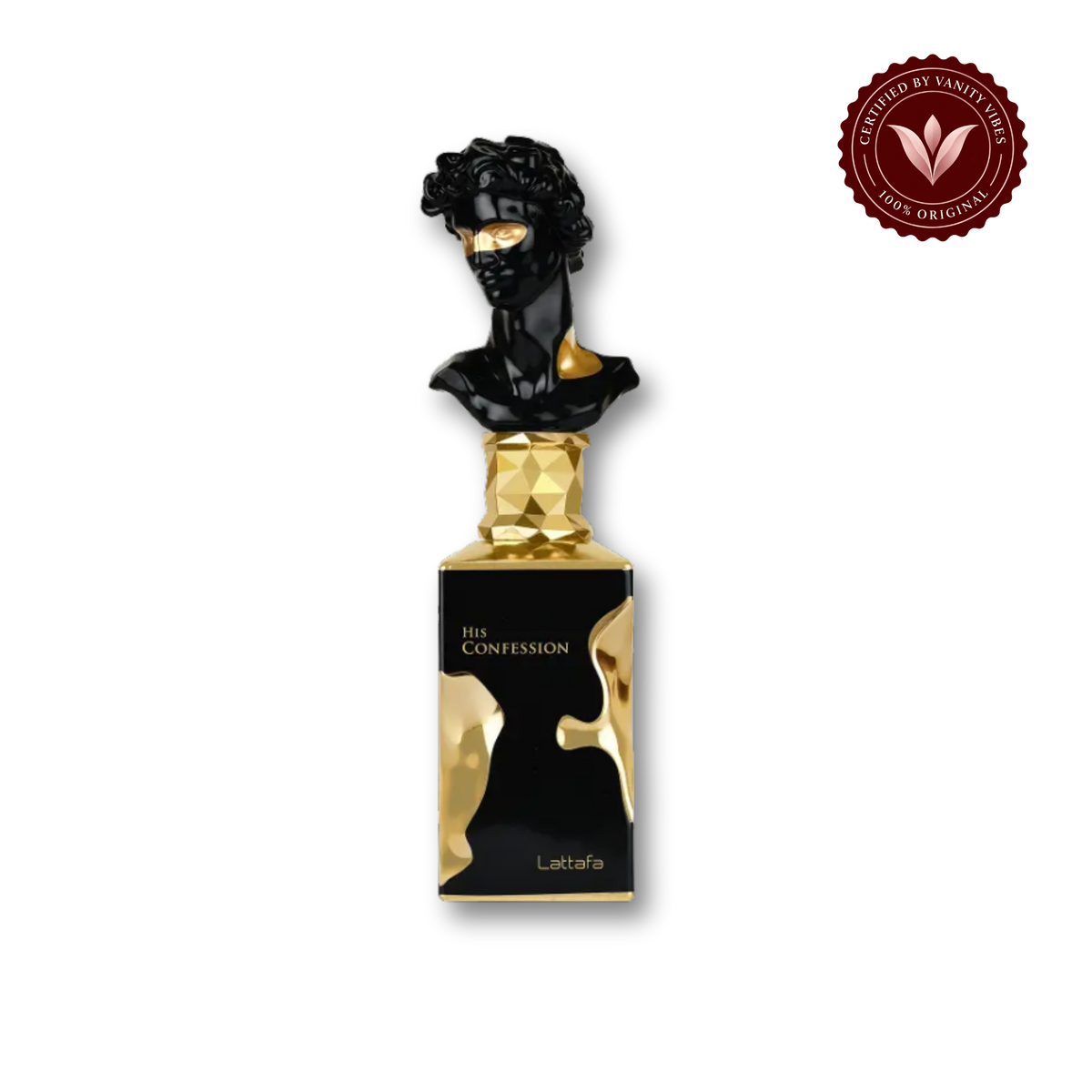 Lattafa His Confession Eau de Parfum 100ml - Long Lasting Original Elegant Masculine Fragrance for Men
