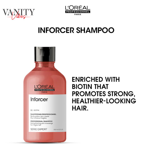Loreal Professionnel Serie Expert Inforcer Shampoo 300 ML - For Weak & Brittle Hair