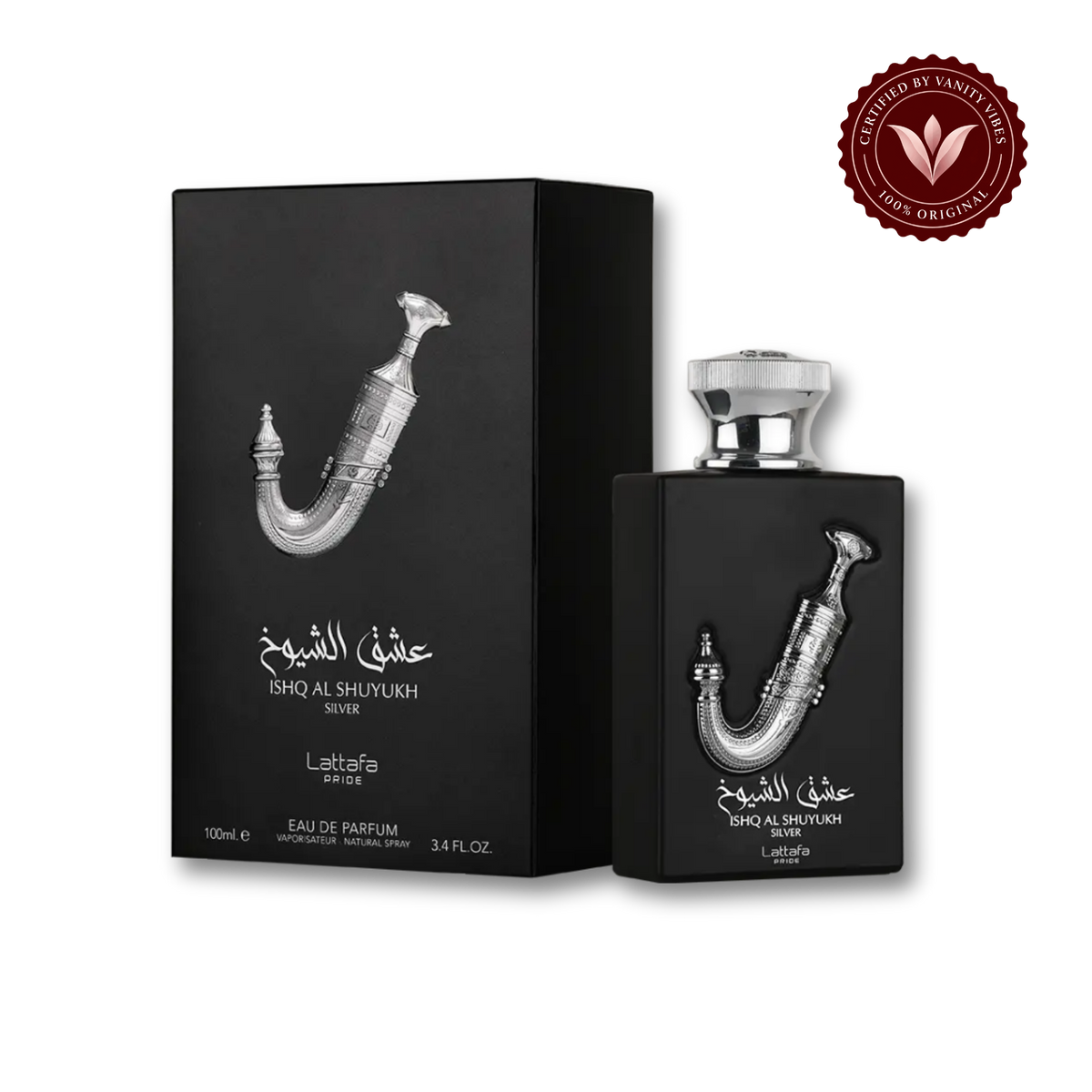 Lattafa Ishq Al Shuyukh Silver Perfume for Unisex Eau de Parfum