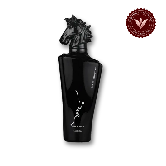 Lattafa Maahir Black Edition Perfume EDP 100ml Long Lasting Arabic Fragrance for Men