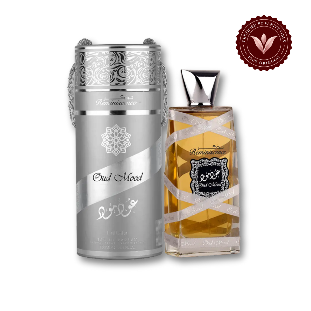 Lattafa Oud Mood Silver Reminiscence EDP 100ML for men