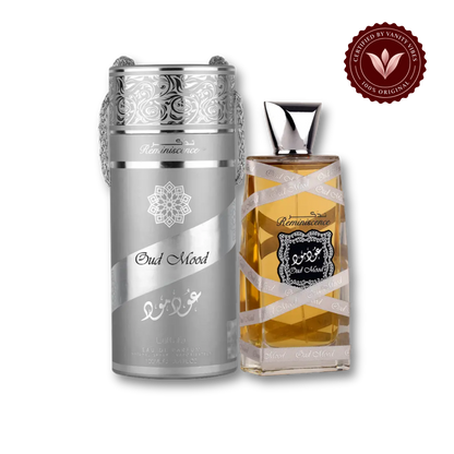 Lattafa Oud Mood Silver Reminiscence EDP 100ML for men