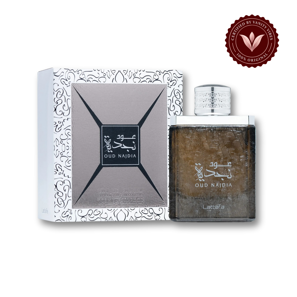 Lattafa Oud Najdia Eau de Parfum 100ml - Long Lasting Rich Oud Masculine Fragrance for Men