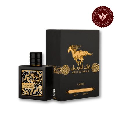 Lattafa Qaed Al Fursan Black 90ml Long Lasting Unisex Eau de Parfum