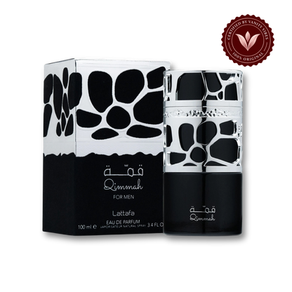 Lattafa Qimmah Eau de Parfum 100ml - Long Lasting Original Bold Woody Masculine Fragrance for Men