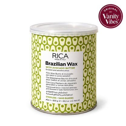 Rica Avocado Butter Brazilian Wax 800GM - For Bikini & Sensitive Areas | Original