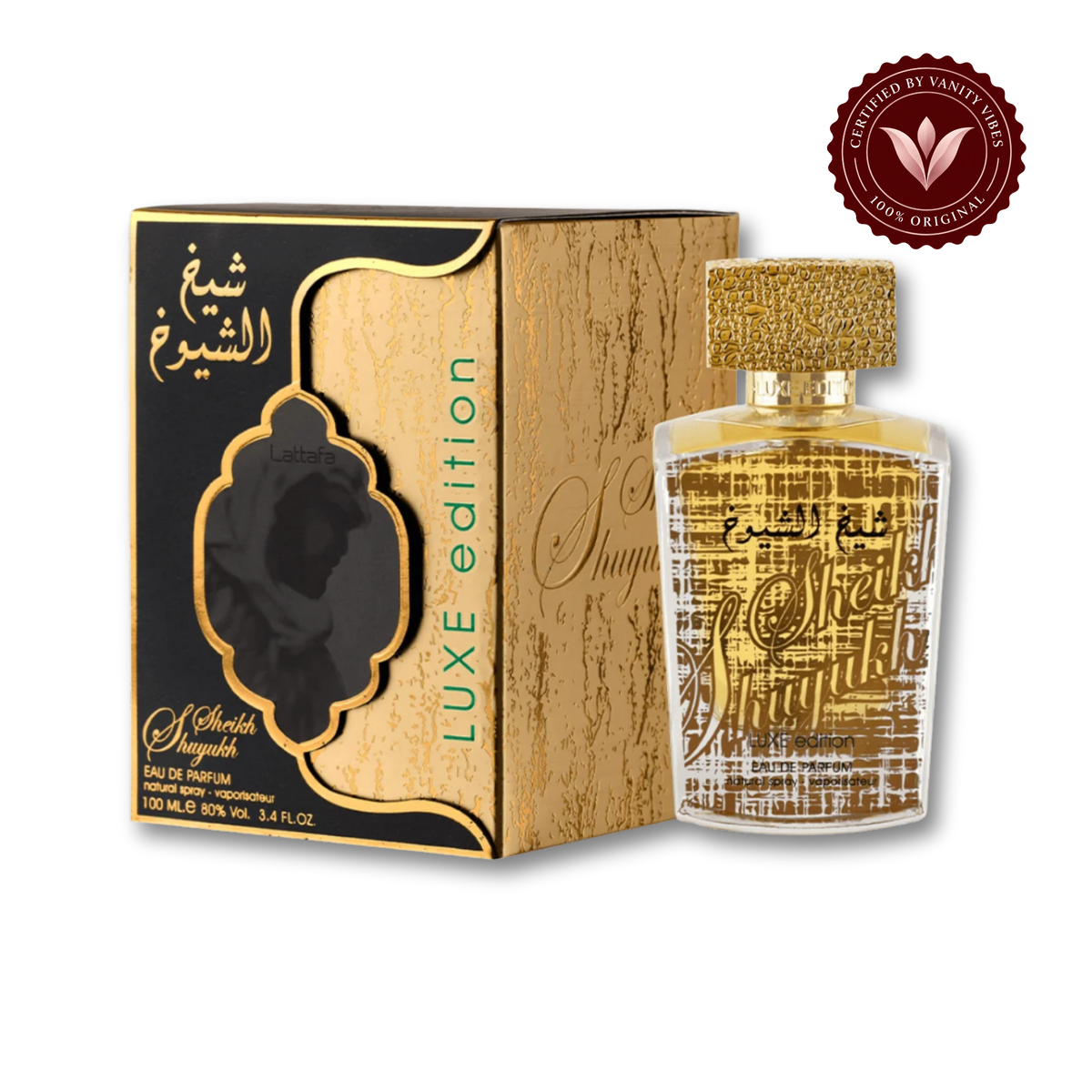 Lattafa Sheikh Al Shuyukh Luxe Edition Arabic Perfume for Women and men 100ml
