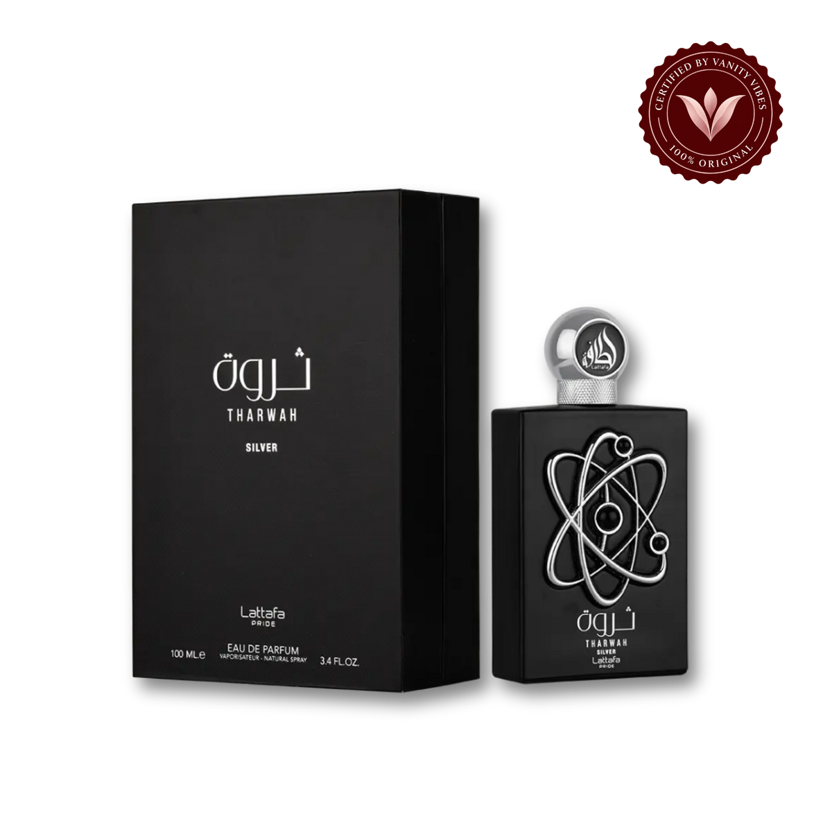 Lattafa Tharwah Silver Perfumes for Unisex Eau de Parfum for Women And Men