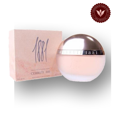 1881 by Cerruti Eau de Toilette for Women 100ml - box and bottle front