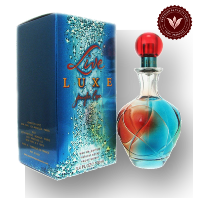 Jennifer Lopez Live Luxe EDP 100ml for Women - box and bottle