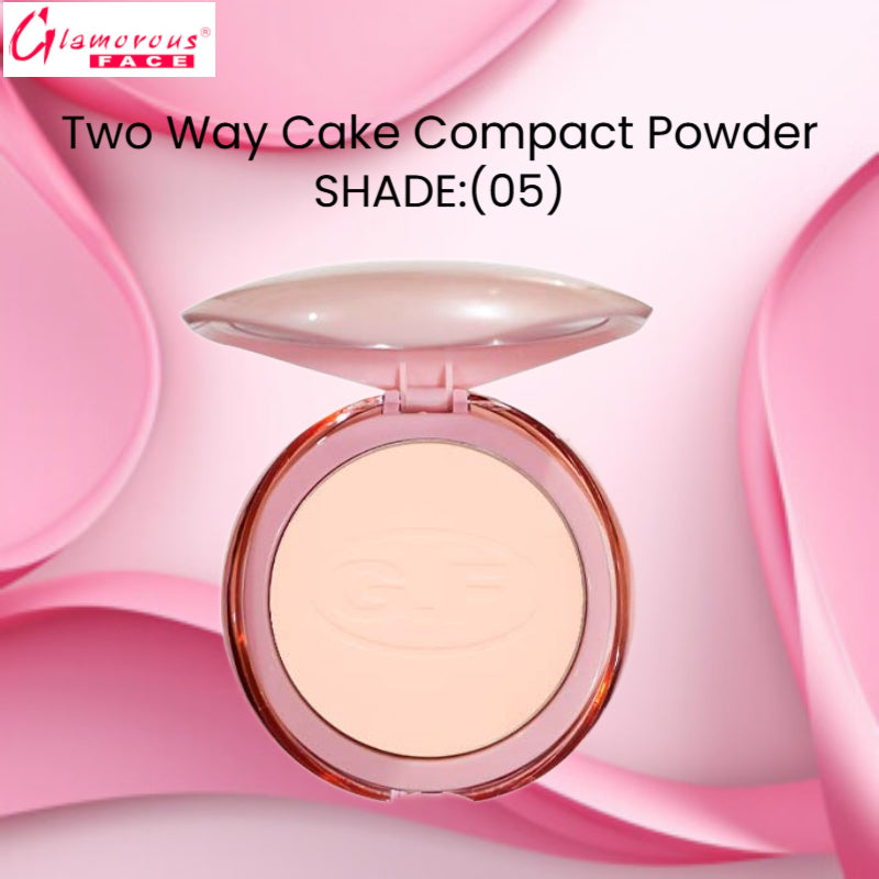Glamorous Face Two Way Cake Compact Powder (Shade:05)