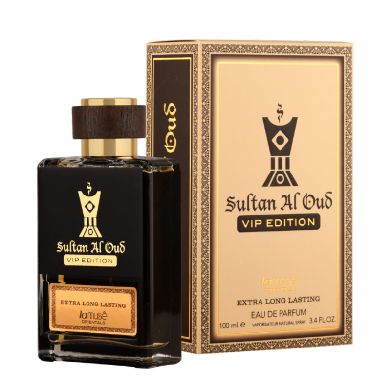 LA MUSE Sultan Al Oud VIP Edition by Lamuse Eau de Parfum 100ml (Luxury & Intense Oud Fragrance)
