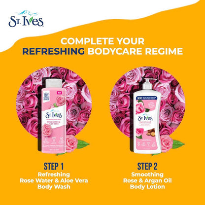 St. Ives Smoothing Body Lotion Rose & Argan Oil 621ml