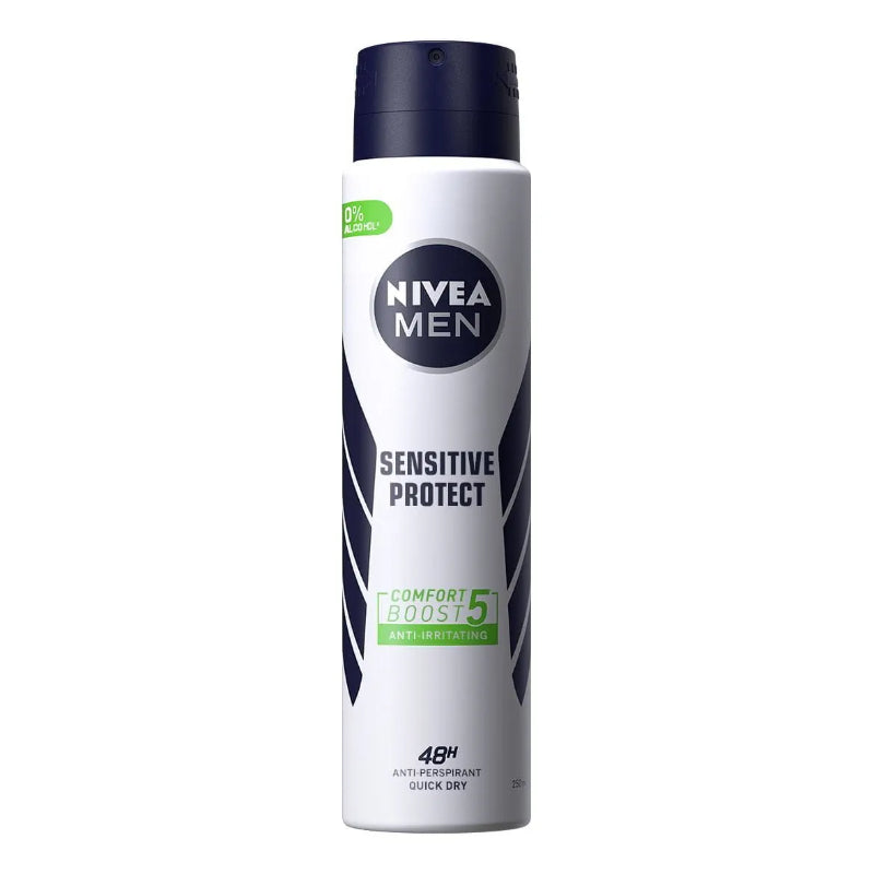 Nivea Men Sensitive Protect Quick Dry Anti-Perspirant Deodorant Spray 250ml