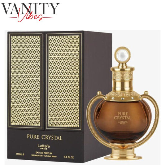 Pure Crystal Eau De Parfum Unisex by Lattafa Pride 100ml Long-Lasting Fresh & Elegant Fragrance