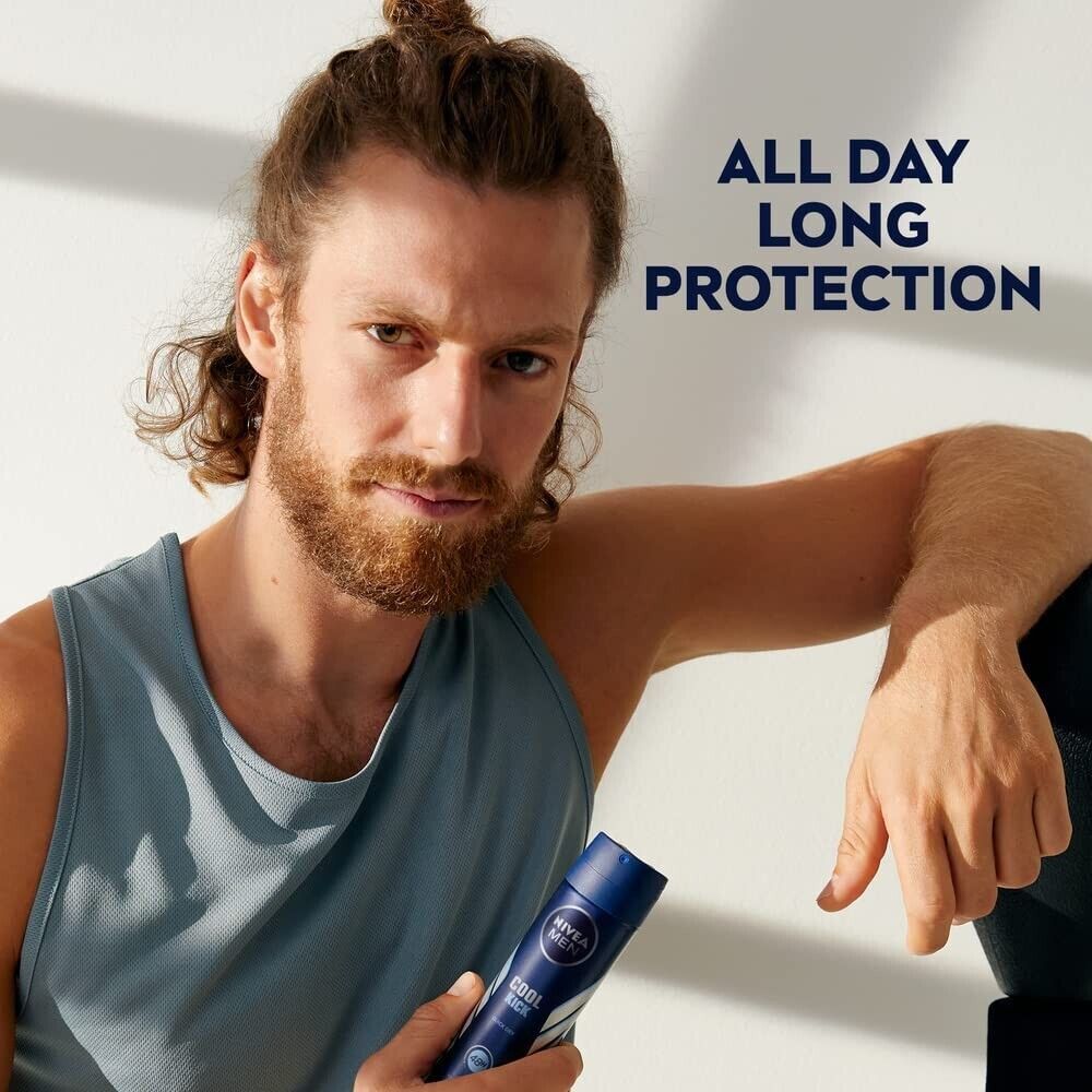 Nivea Men Cool Kick Quick Dry 48H Anti-Perspirant Deodorant Spray 250ml