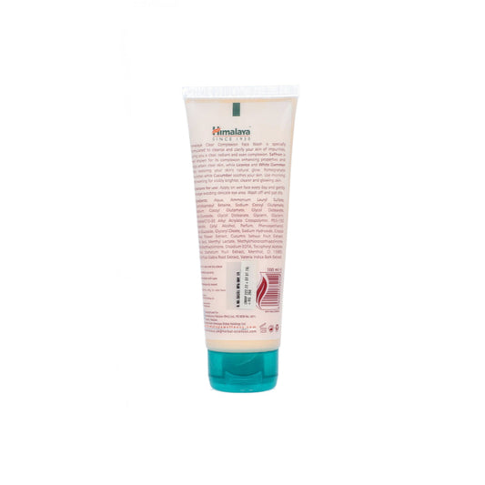 Himalaya Since 1930 Clear Complexion Face Wash 100ml - Herbal Deep Cleansing Formula for Bright, Even Tone & Healthy Skin
