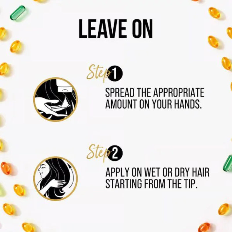 Pantene Pro-V Oil Replacement Milky Damage Repair Nourishing Leave-On Cream 180 ml Repairs & Strengthens Damaged Hair