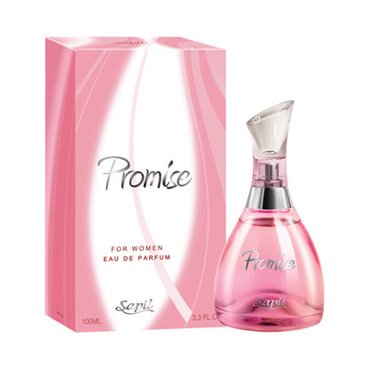 Sapil Promise Eau de Parfum for Women 100ml - Long Lasting Floral Fruity Perfume with Elegant Feminine Fragrance for Daily We