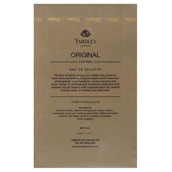 Yardley Gentleman Original Eau de Parfum for Men - 100ml