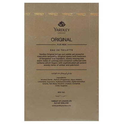 Yardley Gentleman Original Eau de Parfum for Men - 100ml
