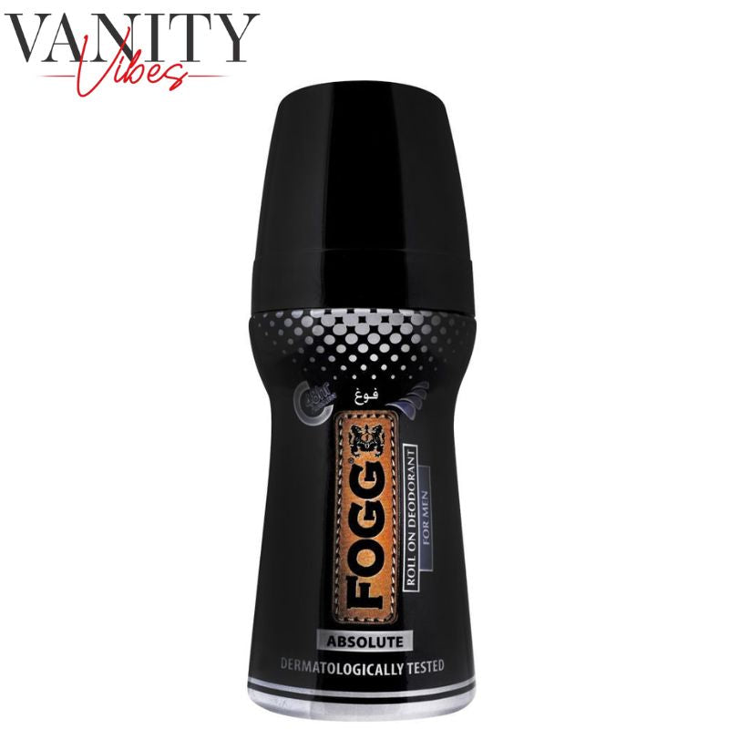 Fogg Absolute For Men Roll-On Deodorant 50ml Long-Lasting Fresh & Masculine Fragrance