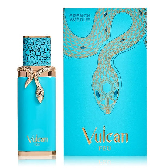 French Avenue Vulcan Feu Eau de Parfum 100ml - Long Lasting Original Bold Unisex Fragrance for Men & Women