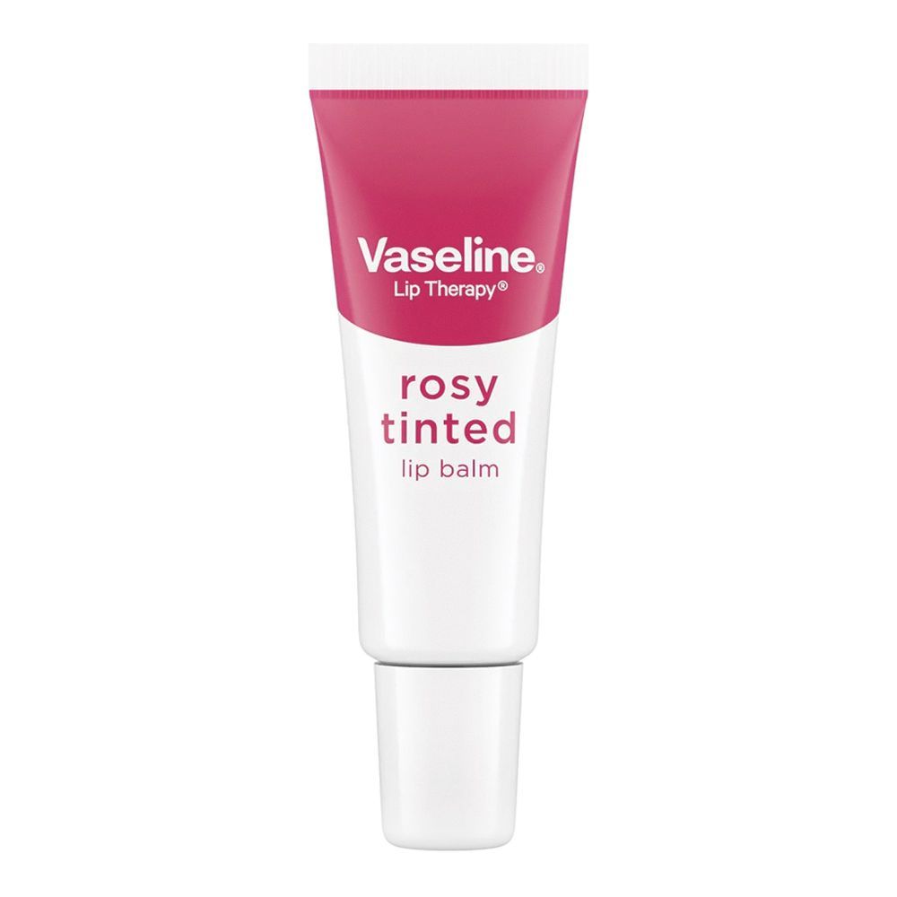 Vaseline Rosy Tinted Lip Balm 10g – Hydrating Lip Care Balm for Soft Smooth Lips, Moisture Protection, Natural Rosy Tint & Da