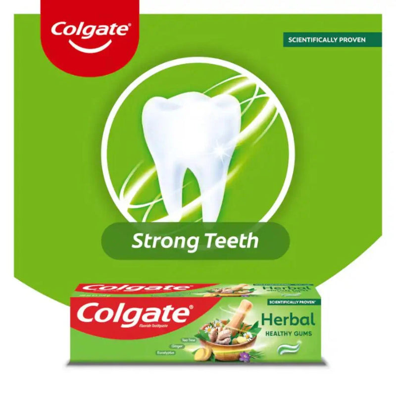 Colgate Herbal Healthy Gums Toothpaste 125ml Natural Care for Strong Gums & Fresh Breath