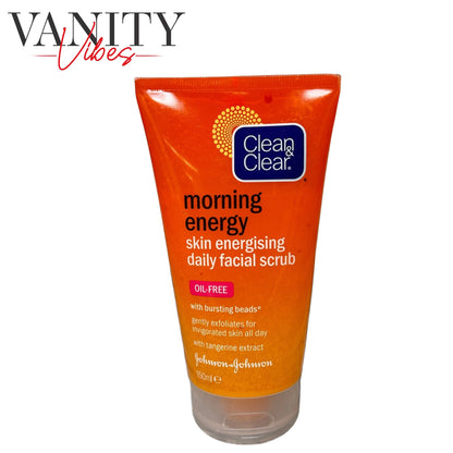 Clean & Clear Morning Energy Skin Energizing Daily Facial Scrub 150ml