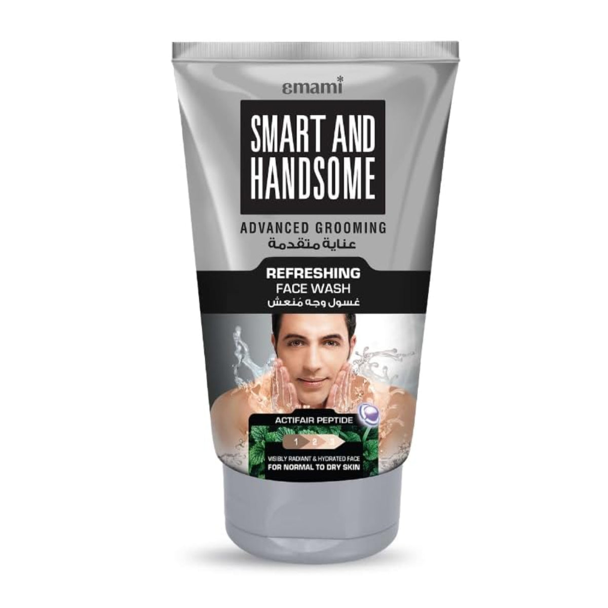 Emami Smart & Handsome Refreshing Face Wash 50g for Men – Deep Cleansing Oil Control Face Wash for Fresh, Clear & Healthy Loo