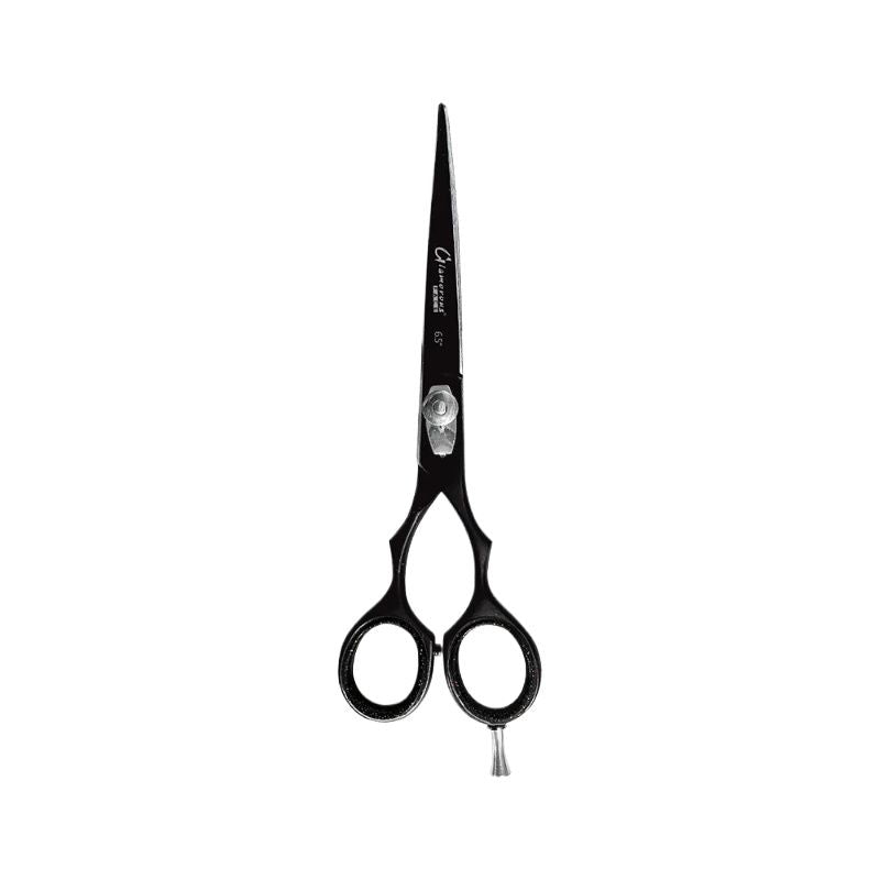 Glamorous Face Professional Hair Cutting Scissor, Hair Shears 6.5 inch Black Color (B)