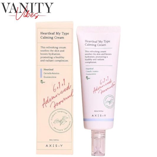 AXIS-Y Heartleaf My Type Calming Cream 60 ml Soothes & Calms Sensitive Skin (K Beauty)