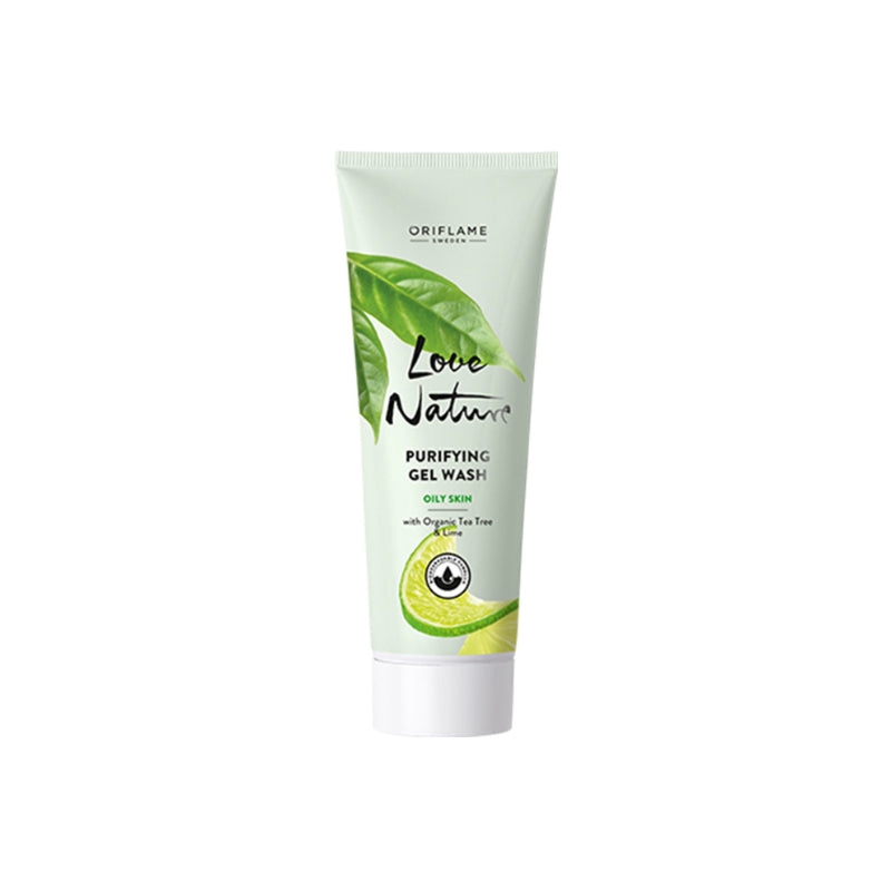 Oriflame Love Nature Tea Tree & Lime Gel Face Wash 125ml