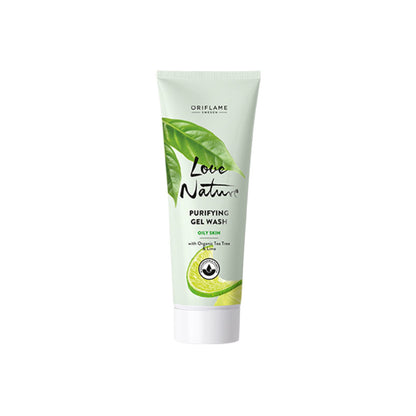 Oriflame Love Nature Tea Tree & Lime Gel Face Wash 125ml