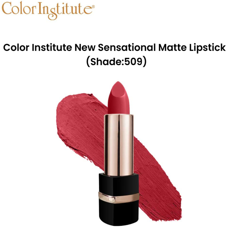 Color Institute New Sensational Matte Lipstick (Shade:509)
